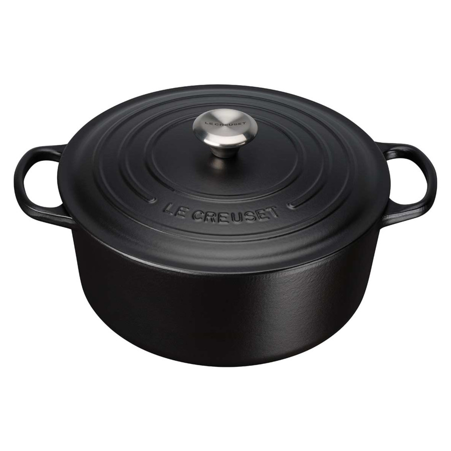 фото Кастрюля 26см 5,3л le creuset (черный матовый)