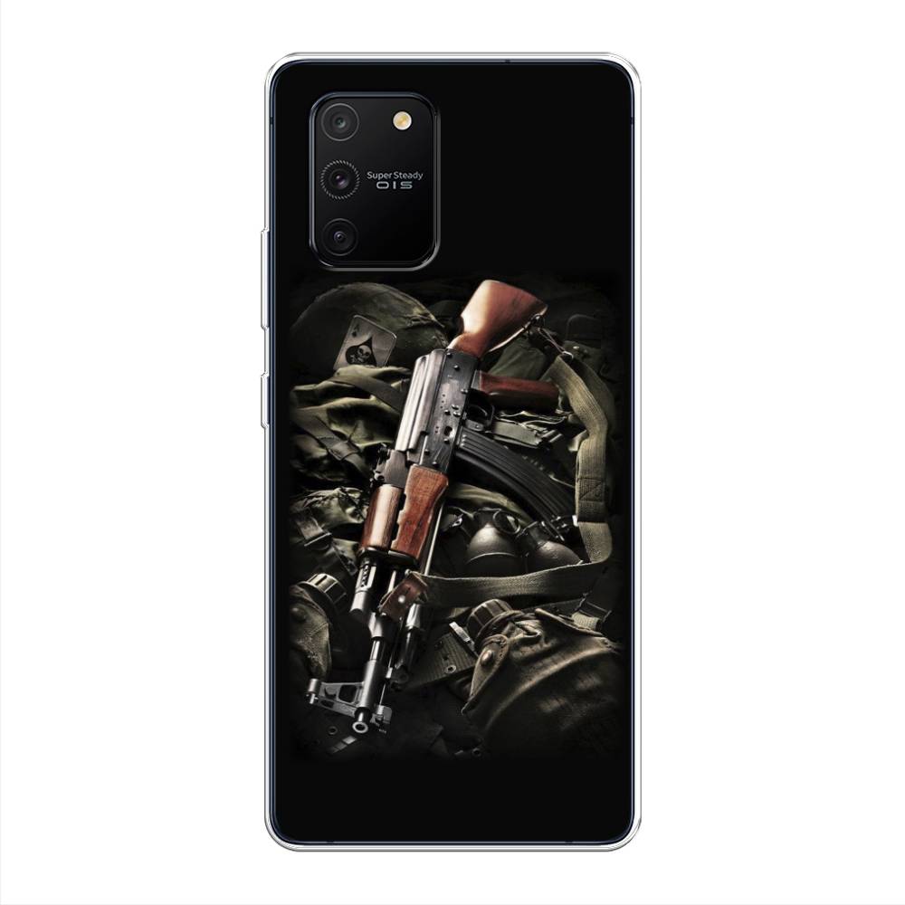 

Чехол Awog на Samsung Galaxy A91/S10 Lite "Автомат", Разноцветный, 29950-5