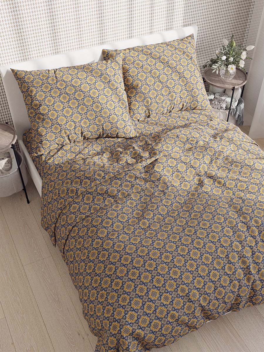 

Пододеяльник Simple House "Султан" 2-спальный 175х215 см, Синий