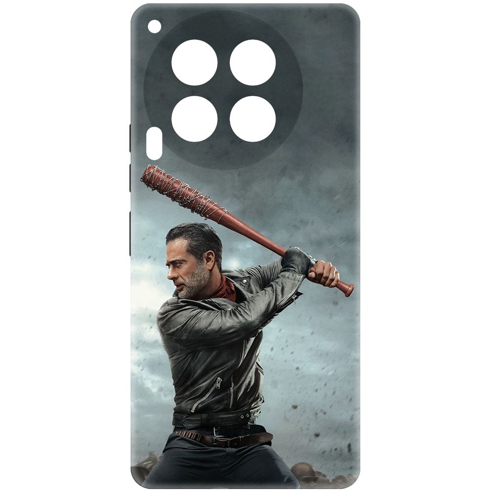 

Чехол-накладка Krutoff Soft Case Ходячие мертвецы. Ниган для TECNO Camon 30 5G черный