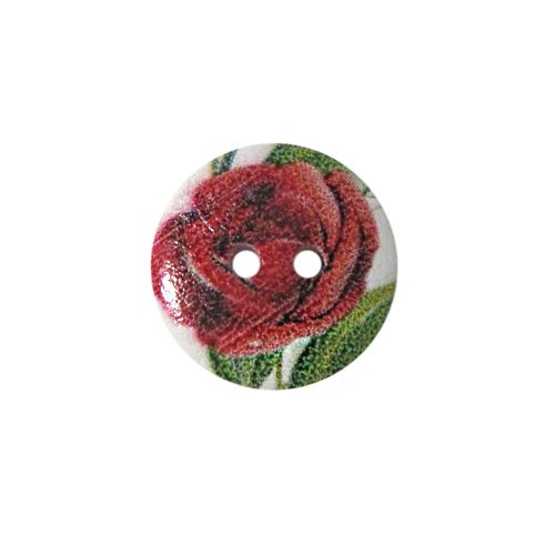 

Пуговица деревянная АЙРИС "Цветы", 15 мм (цвет 252), 100 шт, 7712638