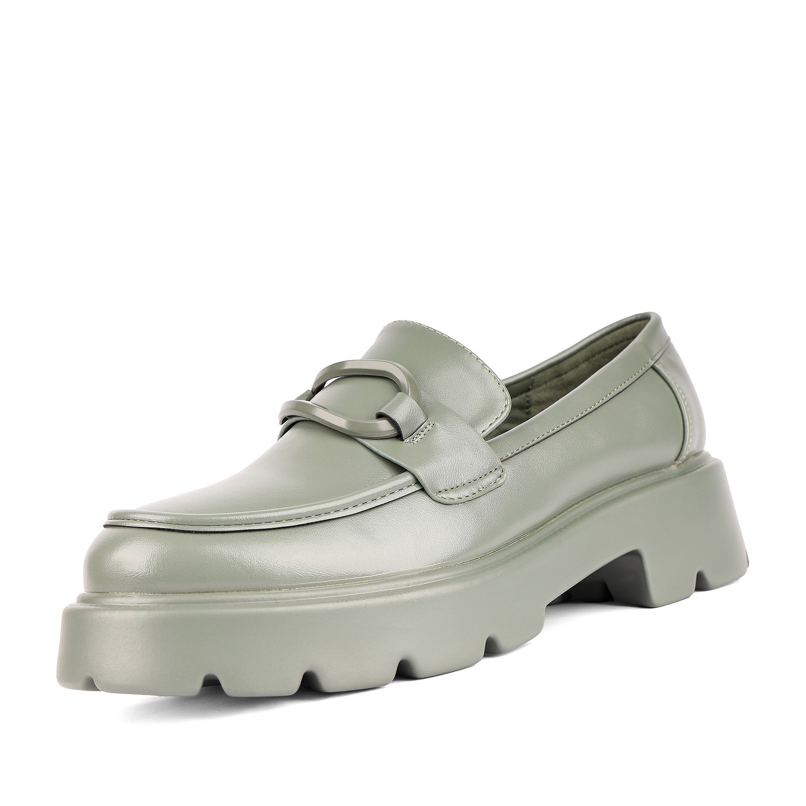 

Лоферы женские INSTREET 26-41WA-057SS зеленые 39 RU, Зеленый, 26-41WA-057SS