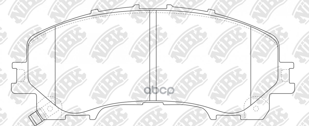 

Колодки Передние Nibk Pn2808 NiBK арт. PN2808