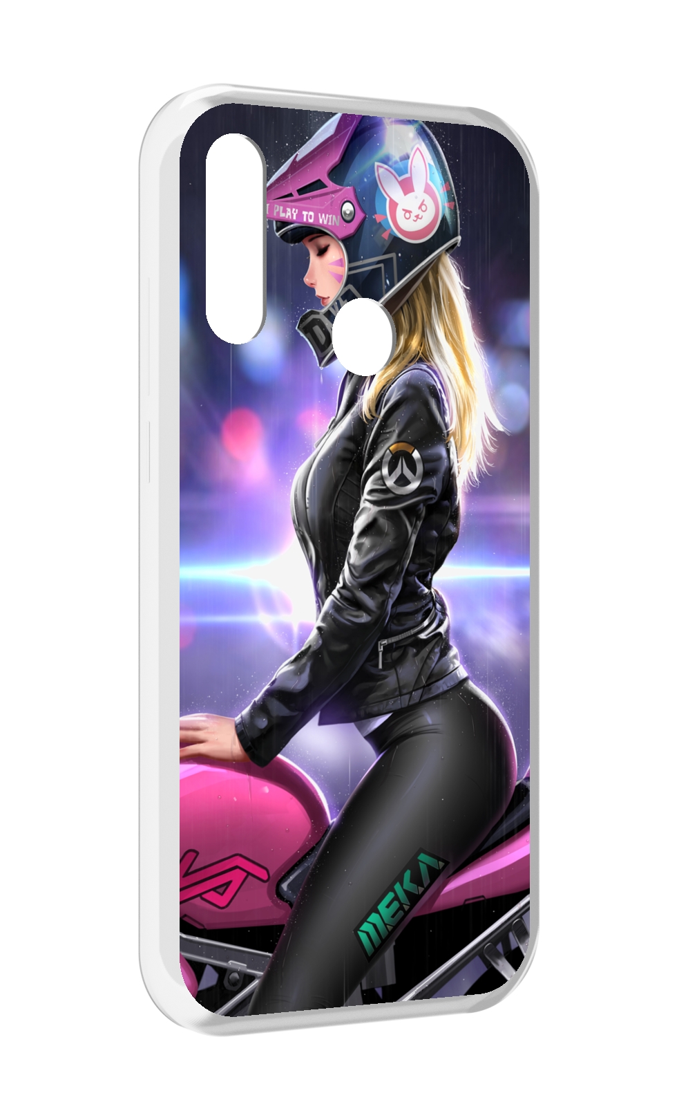 

Чехол MyPads девушка на мотоцикле неон женский для Lenovo Z6 Pro Youth Edition / Z6 Pro..., Прозрачный, Tocco