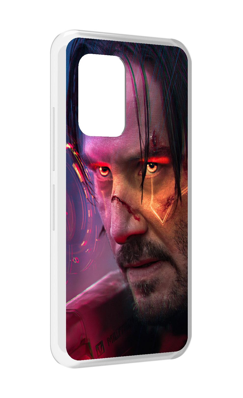 

Чехол MyPads cyberpunk 2077 Джонни Сильверхенд для UMIDIGI Bison GT, Прозрачный, Tocco