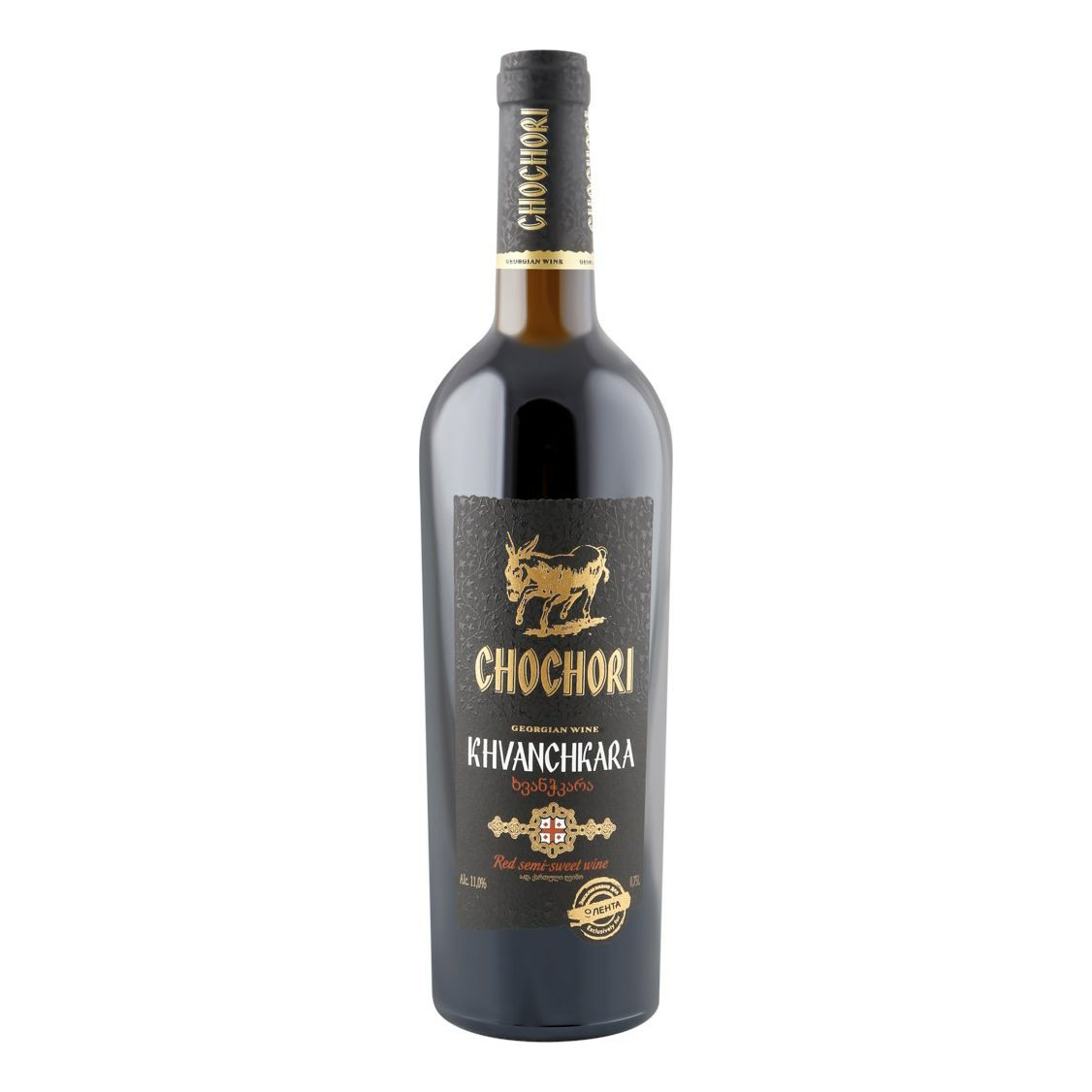 

Вино Chochori Хванчкара красное полусладкое 7,5% 0,75 л Грузия