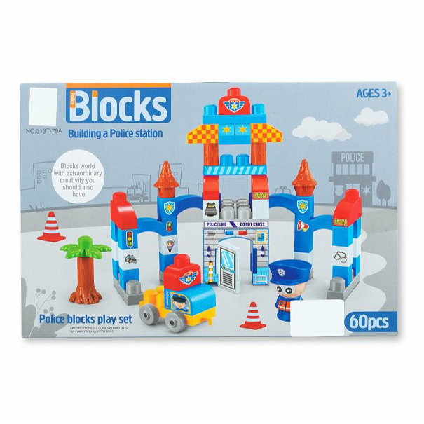 

Конструктор Junfa Toys Полиция 60 деталей