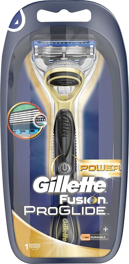 

Бритва Gillette Fusion ProGlide Power Gold, Черный