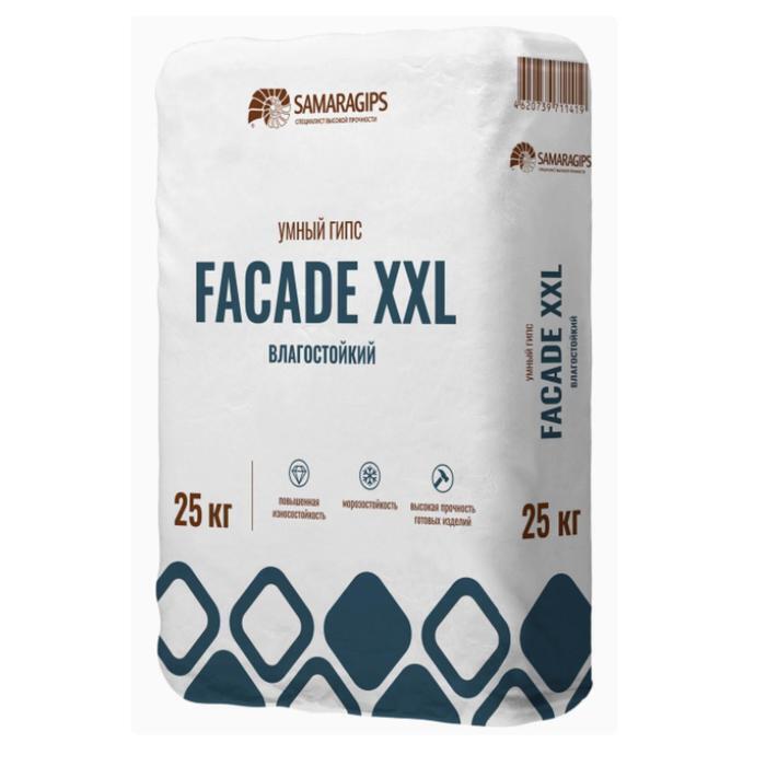 

Умный гипс FACADE XXL SAMARAGIPS, 25 кг, влагостойкий