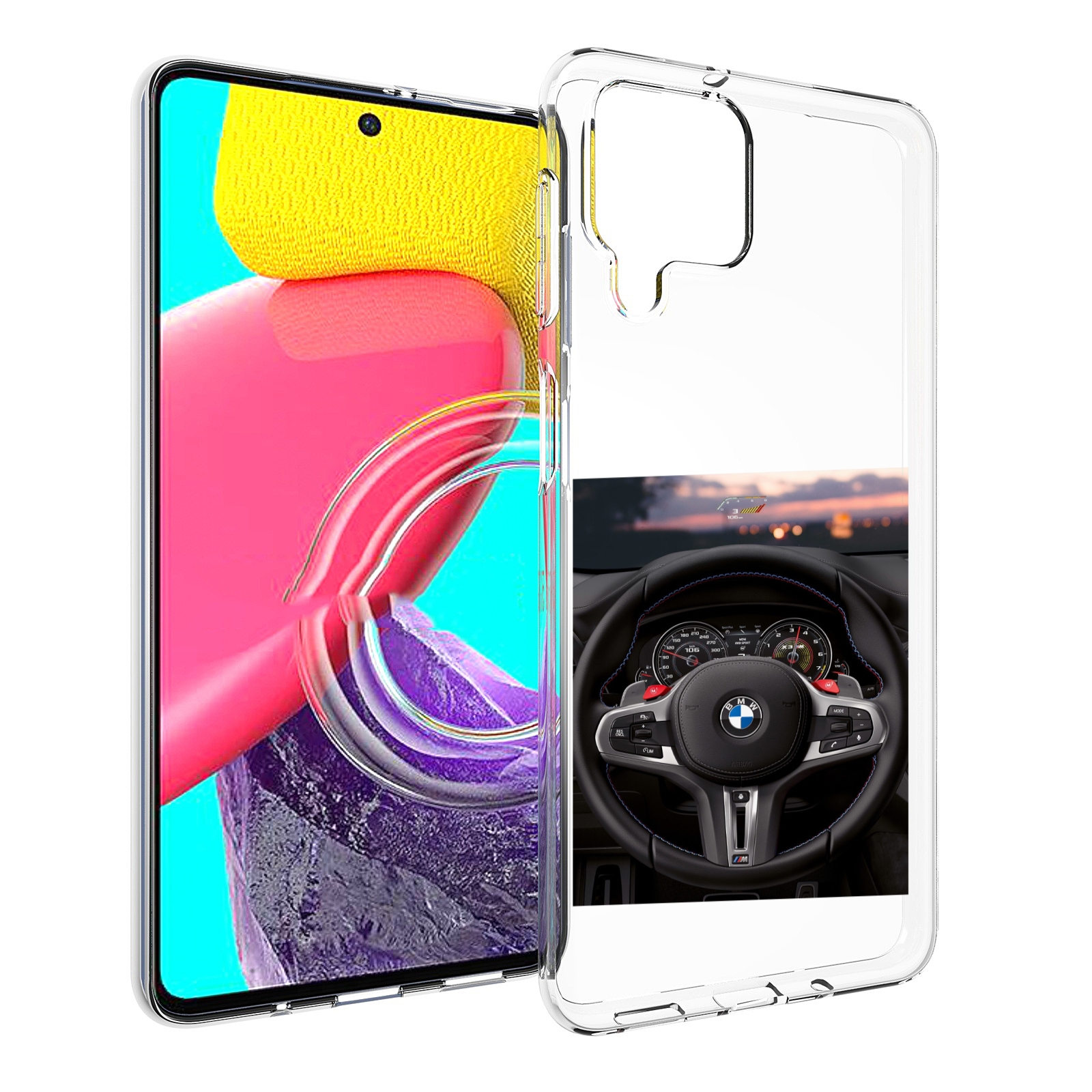 

Чехол MyPads bmw 4 мужской для Samsung Galaxy M53 (SM-M536), Прозрачный, Tocco