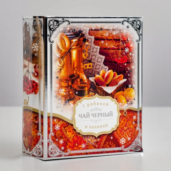 

Чай чёрный Книга "Русская Зима" Рябина калина 125 г