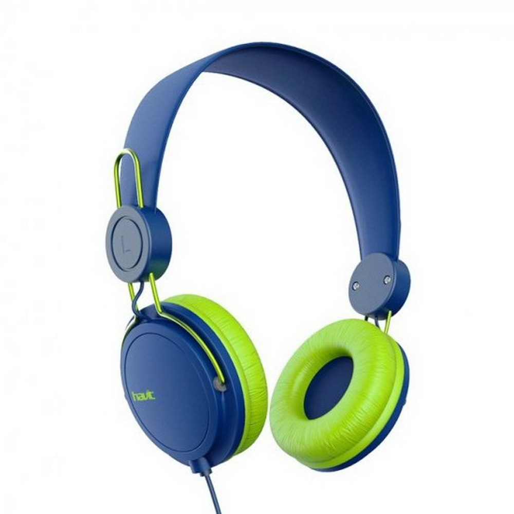 фото Наушники havit blue, green (hv-h2198d blue+green)