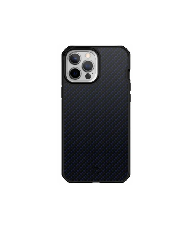 

Чехол-накладка ITSKINS HYBRID CARBON для iPhone 13 (6.1), синий