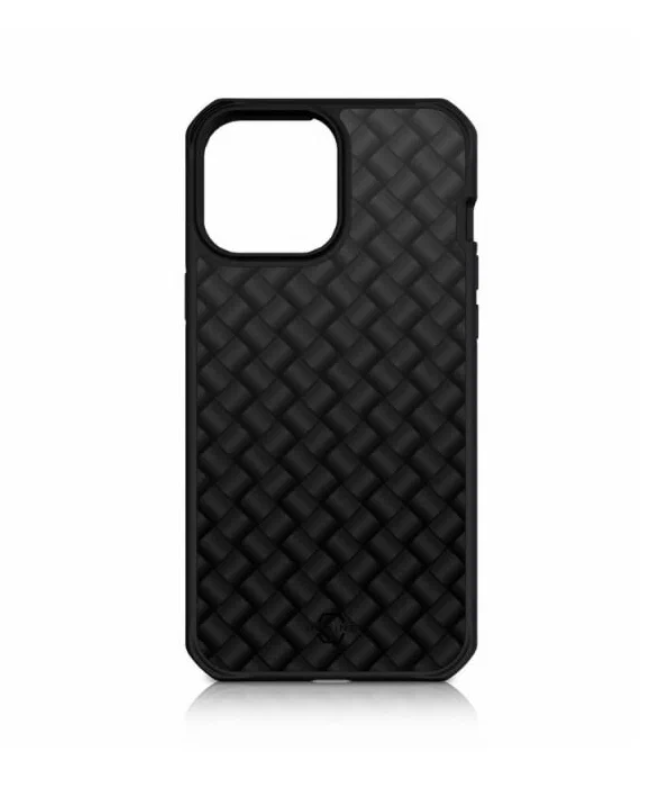 

Чехол-накладка ITSKINS HYBRID CARBON для iPhone 13 (6.1), 12К черный