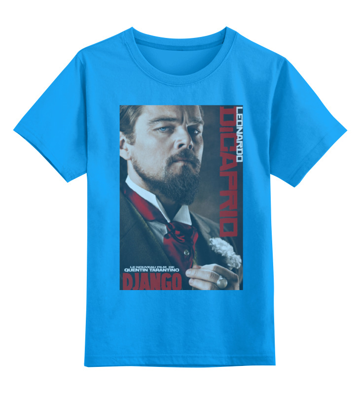 

Детская футболка Printio Django unchained - di caprio цв.голубой р.128, 0000000768429
