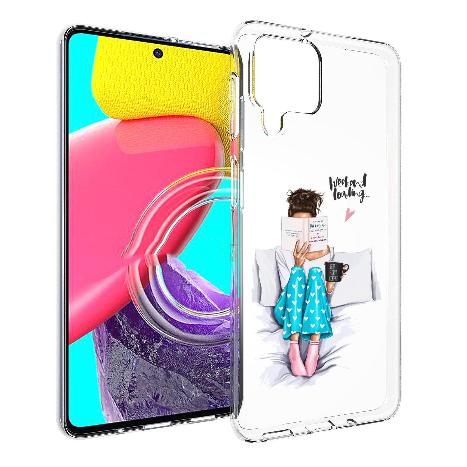 

Чехол MyPads Weekend-loading для Samsung Galaxy M53 (SM-M536), Прозрачный, Tocco