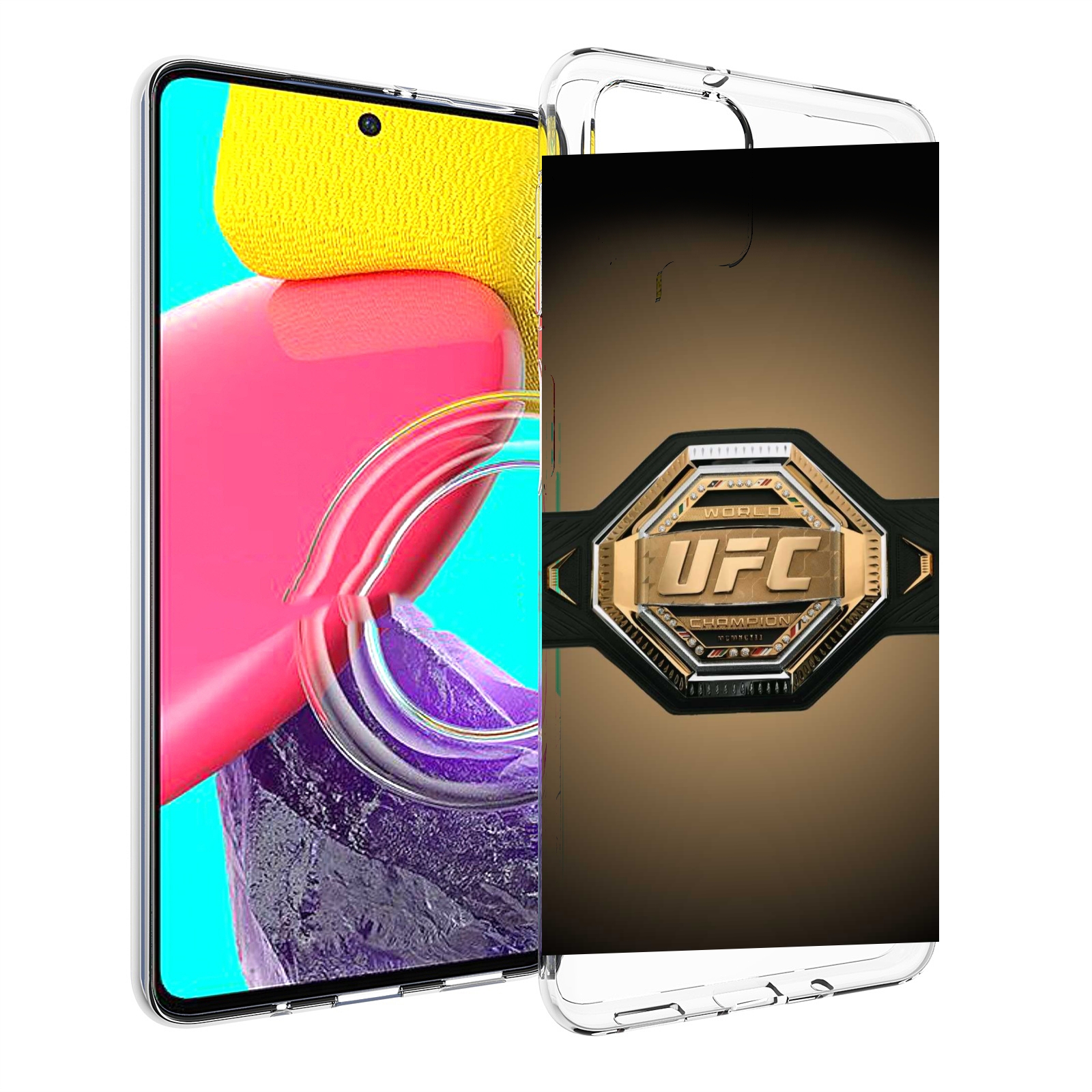 

Чехол MyPads UFC единоборства мужской для Samsung Galaxy M53 (SM-M536), Прозрачный, Tocco