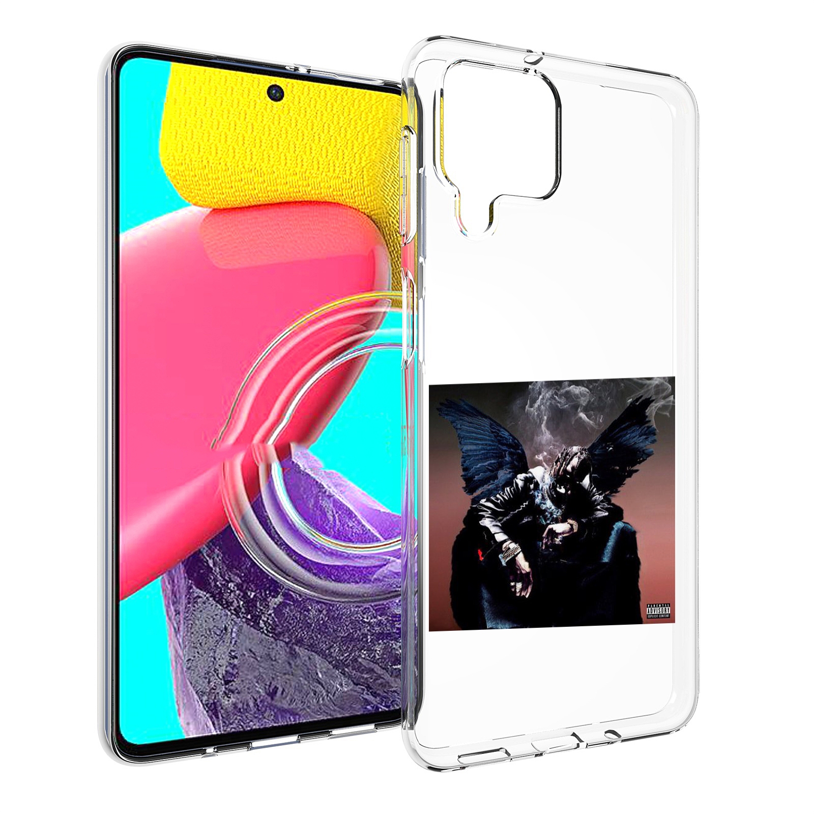 

Чехол MyPads Travis Scott - Birds In The Trap Sing McKnight для Samsung Galaxy M53, Прозрачный, Tocco