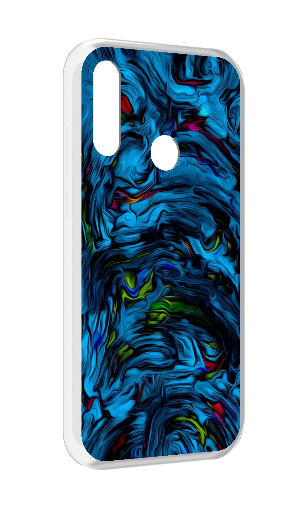 

Чехол MyPads голубая краска в темноте для Lenovo Z6 Pro Youth Edition / Z6 Pro Lite, Прозрачный, Tocco