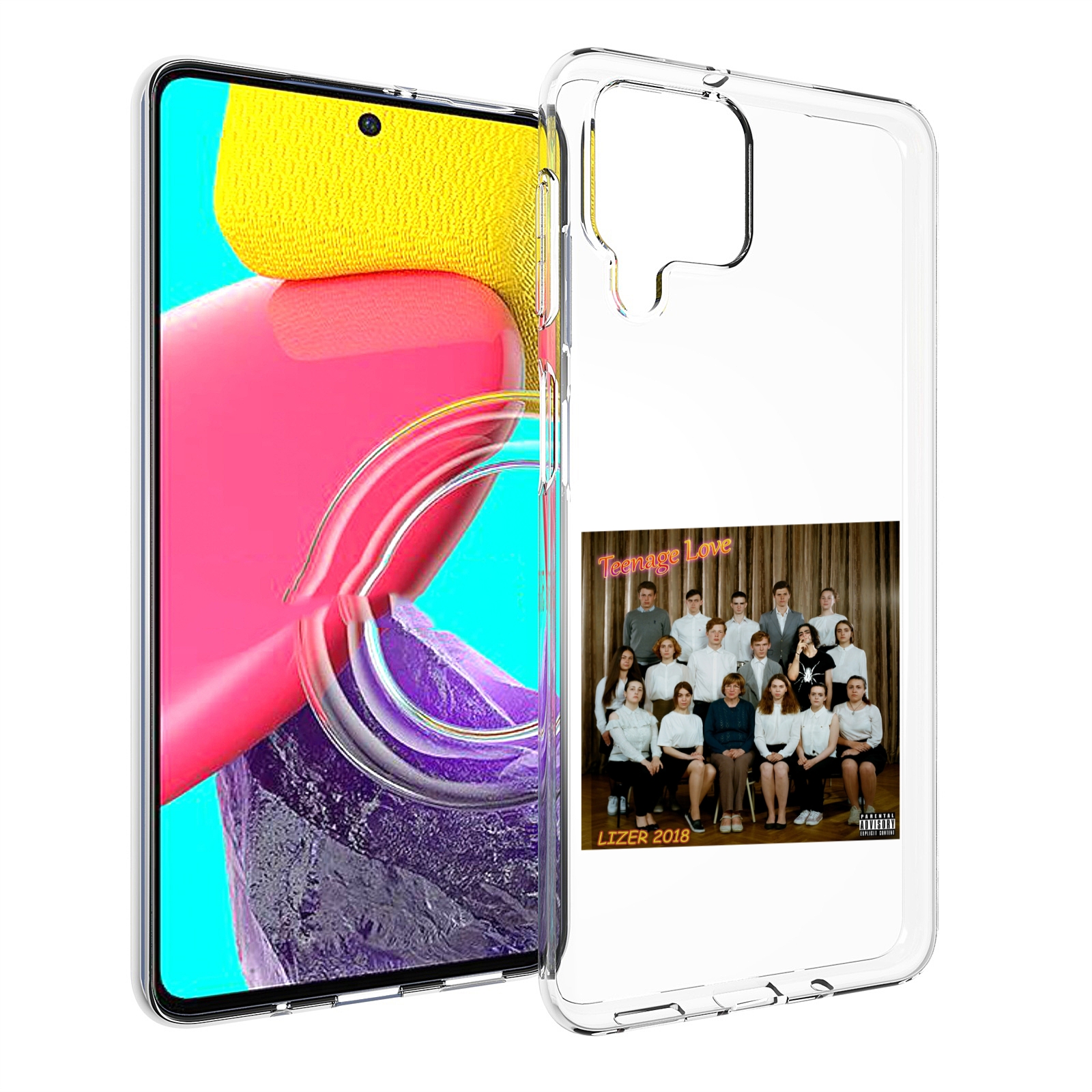 

Чехол Mypads Teenage Love Lizer Для Samsung Galaxy M53 (Sm-M536), Прозрачный, Tocco