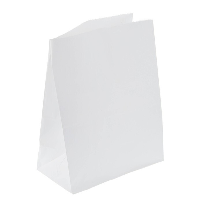 Пакет Доляна крафт бумажный фасовочный прямоугольное дно 26х15х34 см 5 штук