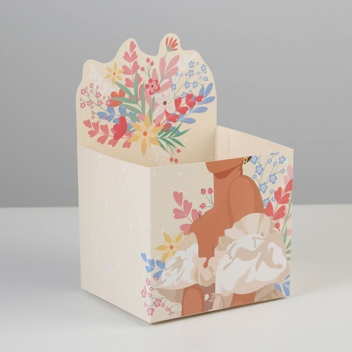 

Коробки для мини букетов «FLOWER», 12  20  10 см