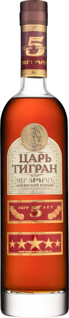 

Коньяк Царь Тигран 5 звезд 40% 0,5 л