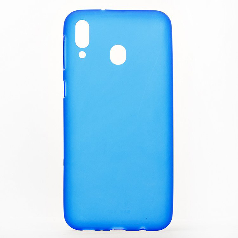 

Чехол силиконовый матовый BaseMarket для Samsung M205F Galaxy M20 (синий)
