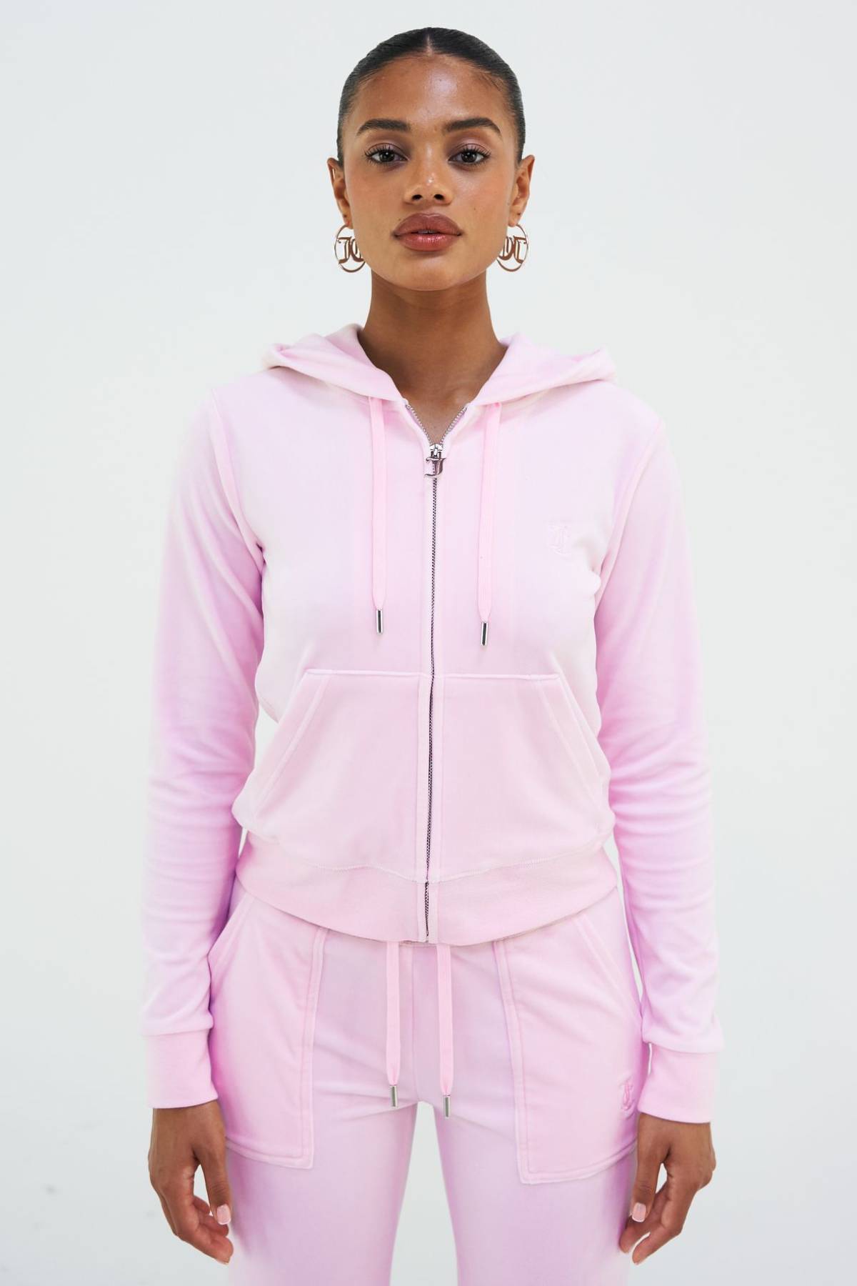 

Толстовка женская Juicy Couture JCAP176 розовая 46 RU, Розовый, JCAP176