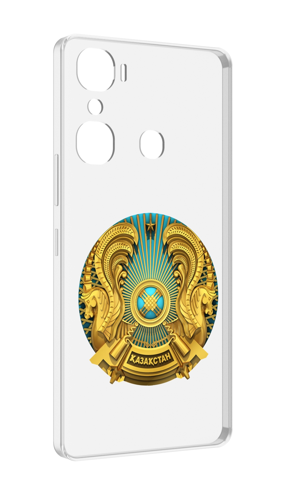 

Чехол MyPads герб-казахстана для Infinix Hot 12 Pro, Прозрачный, Tocco