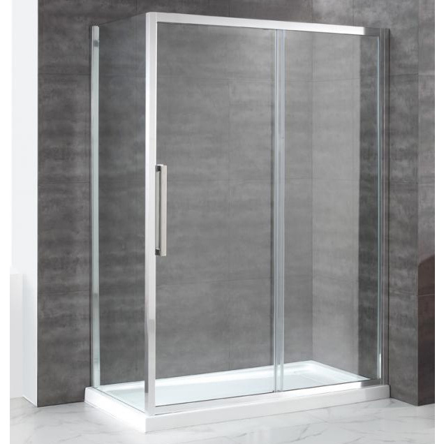 

Душевой уголок Cezares Lux Soft AH1 150/100 C Cr IV прозрачное стекло, профиль хром, Lux Soft