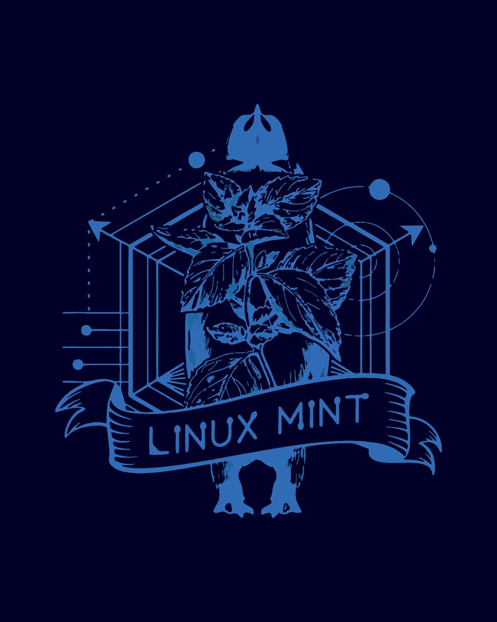 

Картина по номерам Красиво Красим Linux Mint, 90 х 120 см, Linux Mint