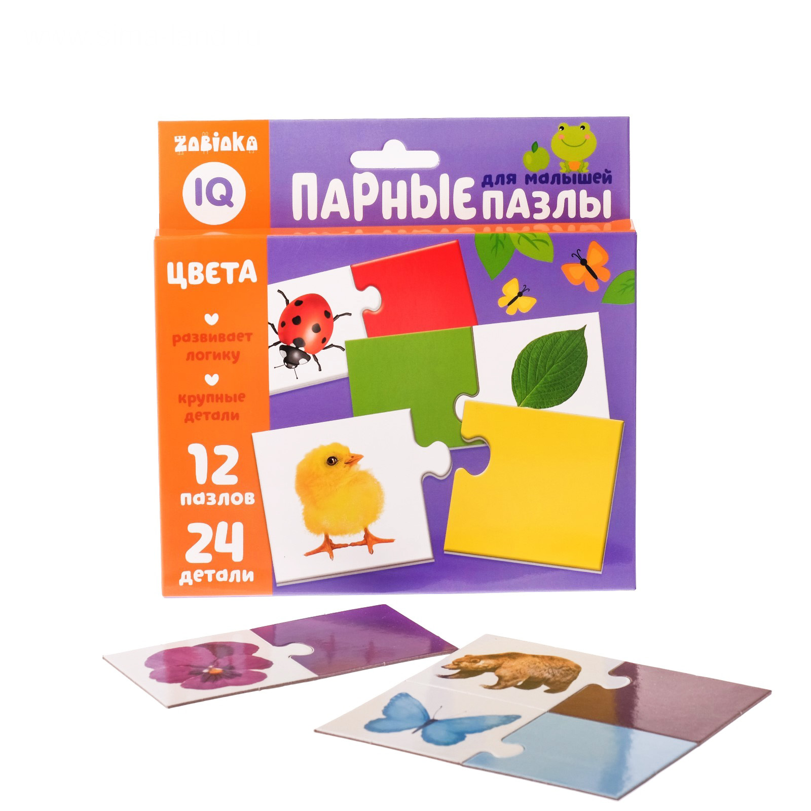 

Парные пазлы Puzzle Time Цвета, 24 детали 3443422