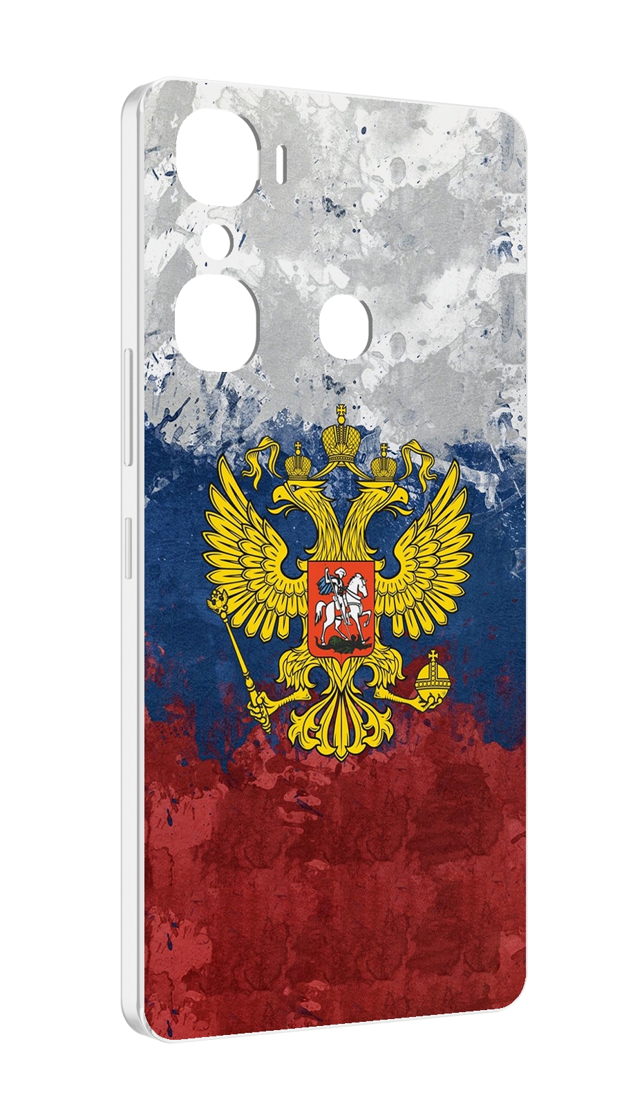 

Чехол MyPads герб-России для Infinix Hot 12 Pro, Прозрачный, Tocco