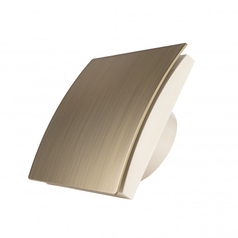 Вытяжной бесшумный вентилятор для ванной Mmotors ММР 100 пластик золото