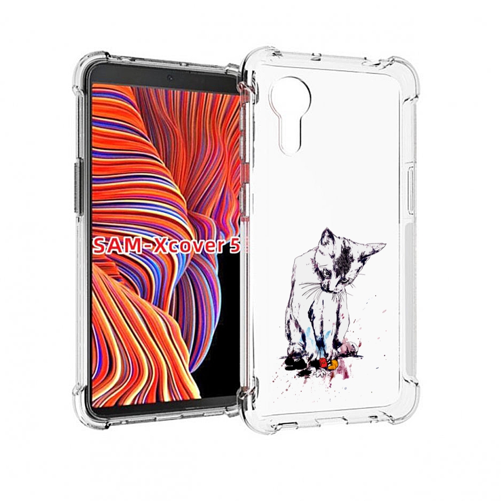 

Чехол MyPads кот и микки для Samsung Galaxy Xcover 5, Прозрачный, Tocco