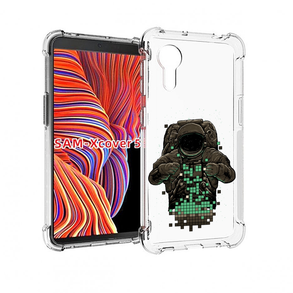 

Чехол MyPads космонавт с пикселями для Samsung Galaxy Xcover 5, Прозрачный, Tocco