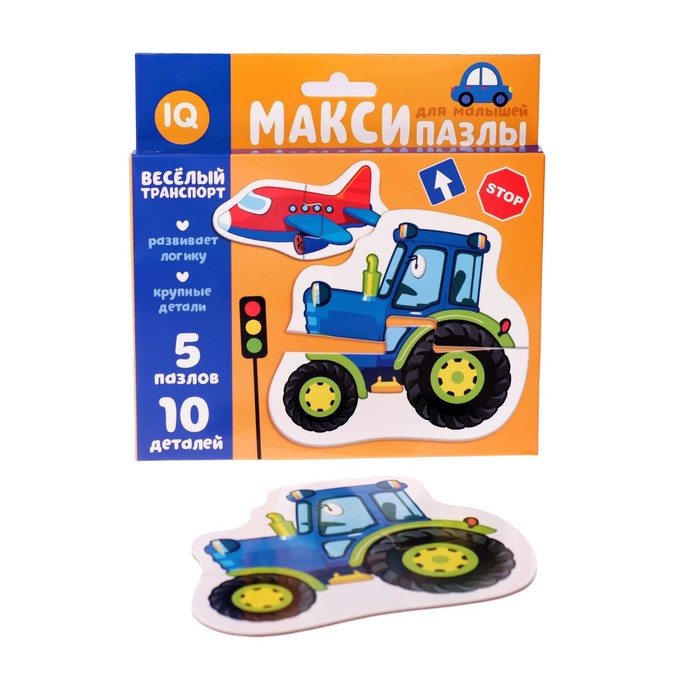 

Макси-пазлы Puzzle Time Весёлый транспорт 3443430