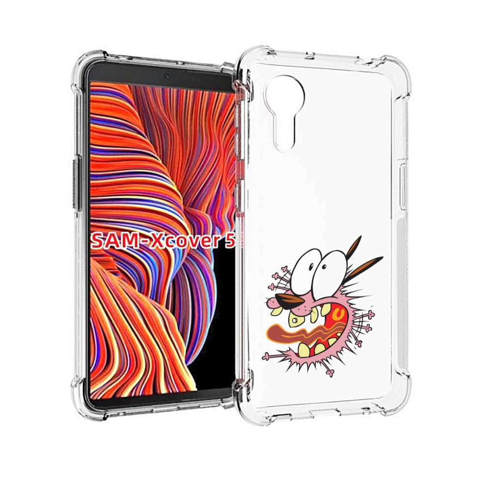 

Чехол MyPads испуганный бобик для Samsung Galaxy Xcover 5, Прозрачный, Tocco