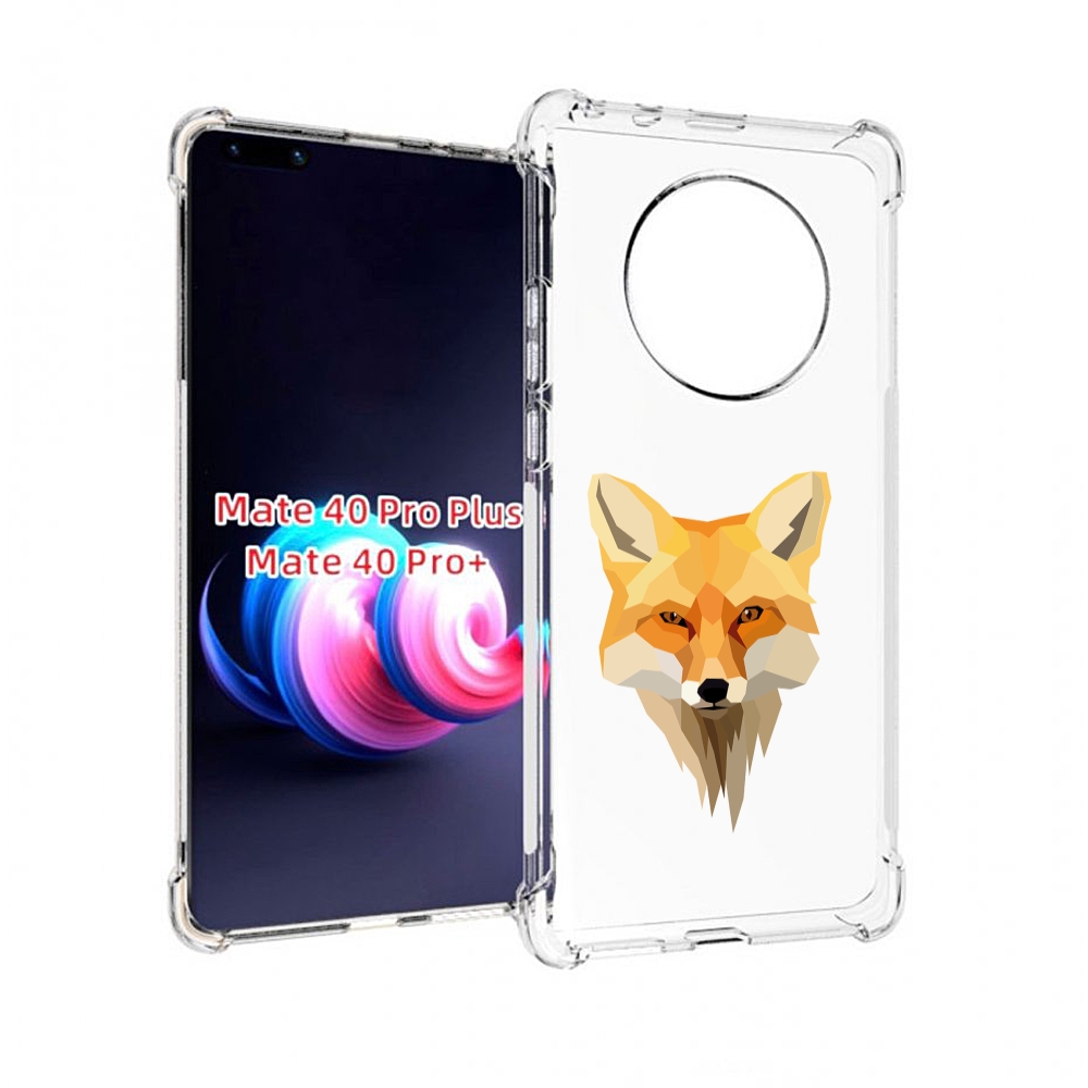 

Чехол MyPads голова-лисы для Huawei Mate 40 Pro+ Plus, Прозрачный, Tocco