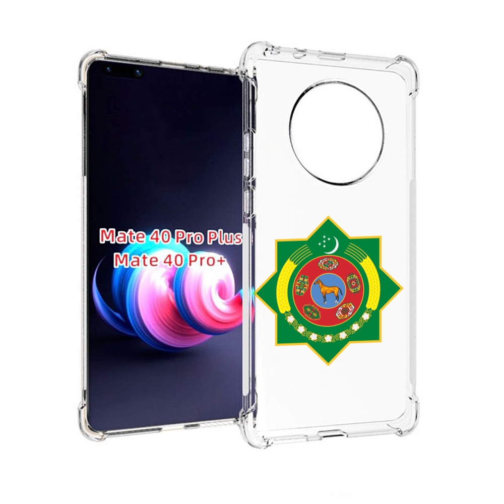Чехол MyPads герб-туркменистан для Huawei Mate 40 Pro+ Plus