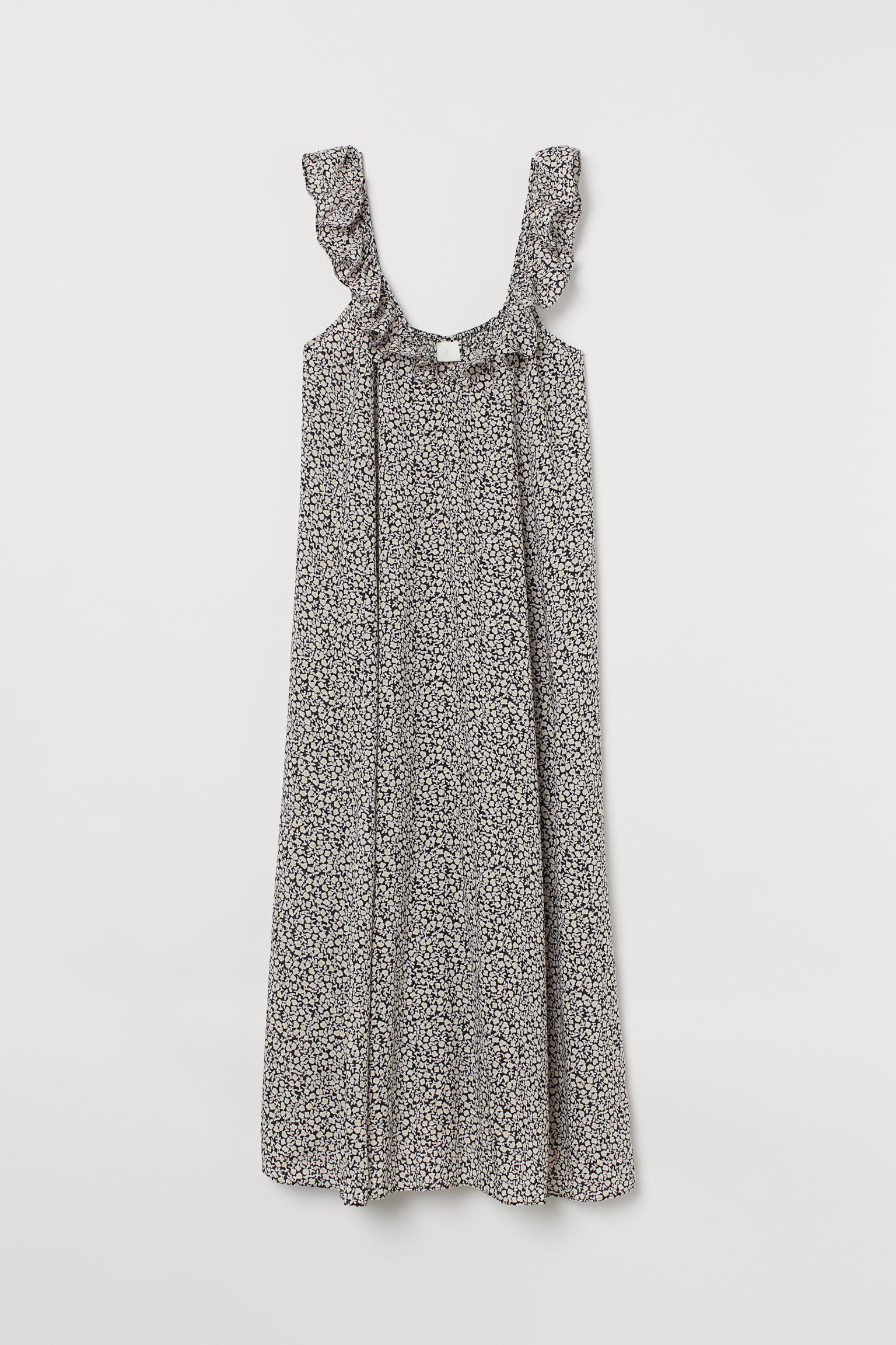 

Платье женское H&M 877014009, черно-белое, XXL, Черный;белый, 877014009