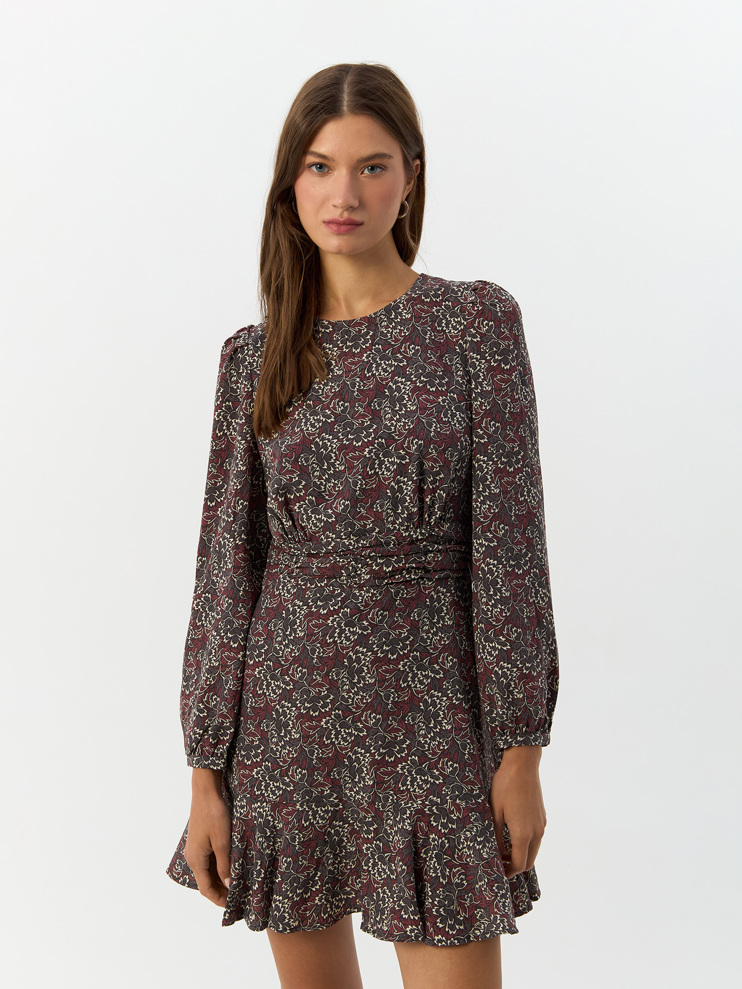 

Платье женское H&M 913078001 серое 42 EU, Серый, 913078001