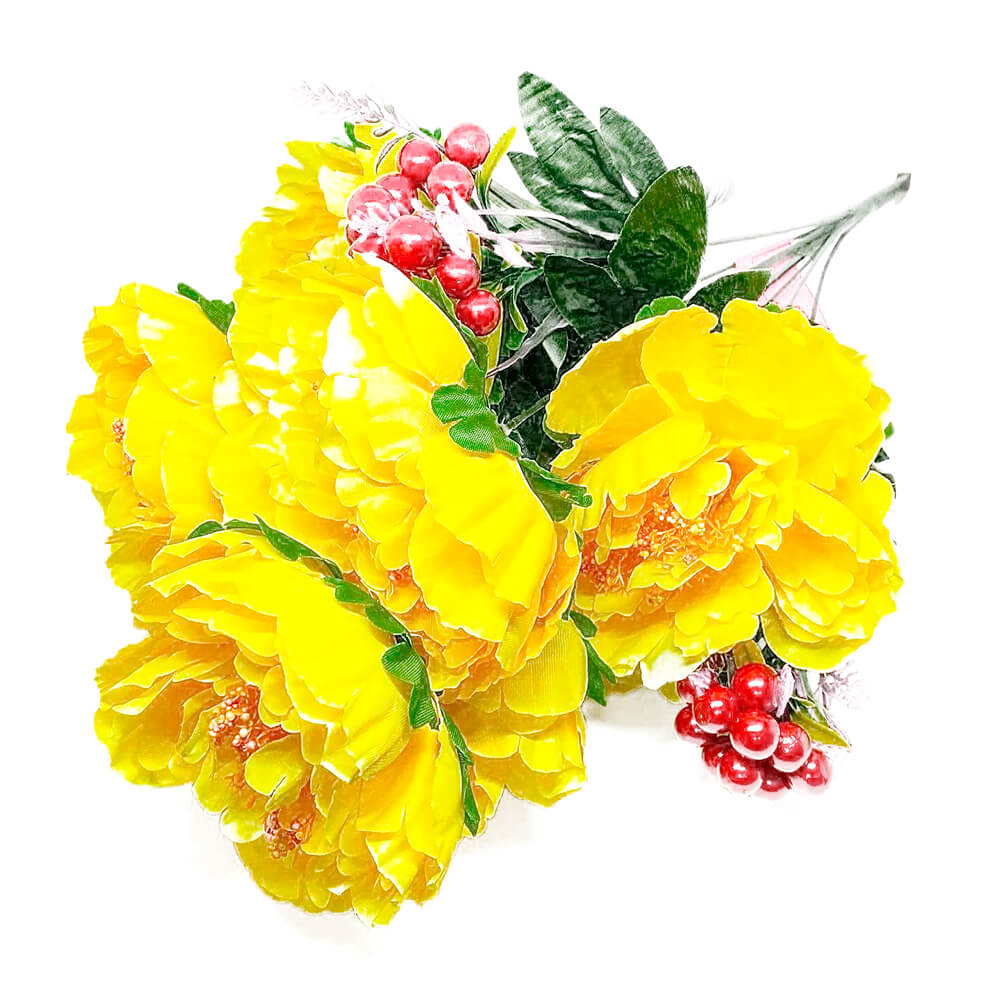 

Букет искусственных цветов р33 пион 55 см