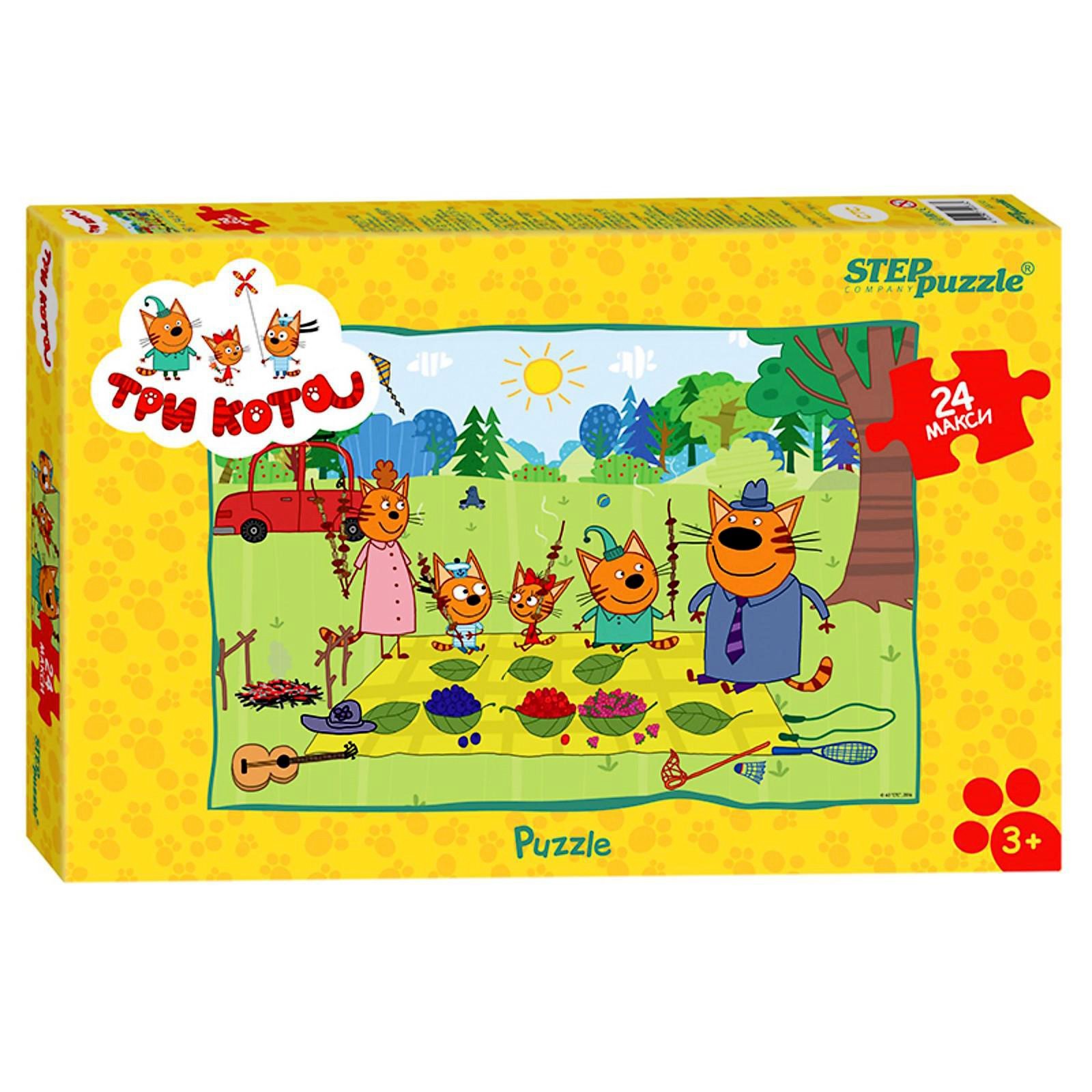 

Макси-пазлы Step Puzzle Три кота, 24 элемента 2174727