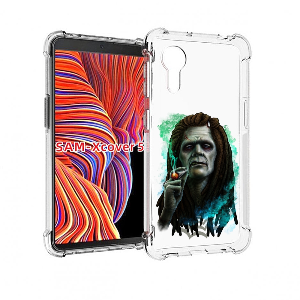 

Чехол MyPads зеленый мужчина с сигаретой для Samsung Galaxy Xcover 5, Прозрачный, Tocco