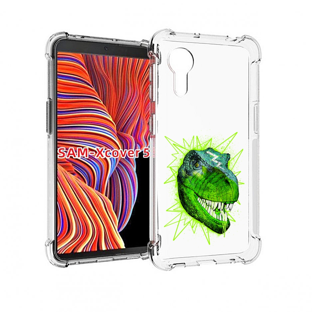 

Чехол MyPads зеленый динозавр для Samsung Galaxy Xcover 5, Прозрачный, Tocco