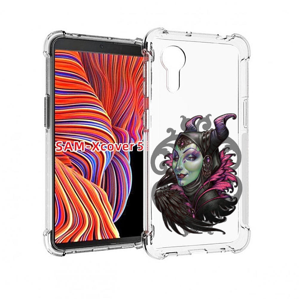 

Чехол MyPads зеленая девушка с вороном для Samsung Galaxy Xcover 5, Прозрачный, Tocco