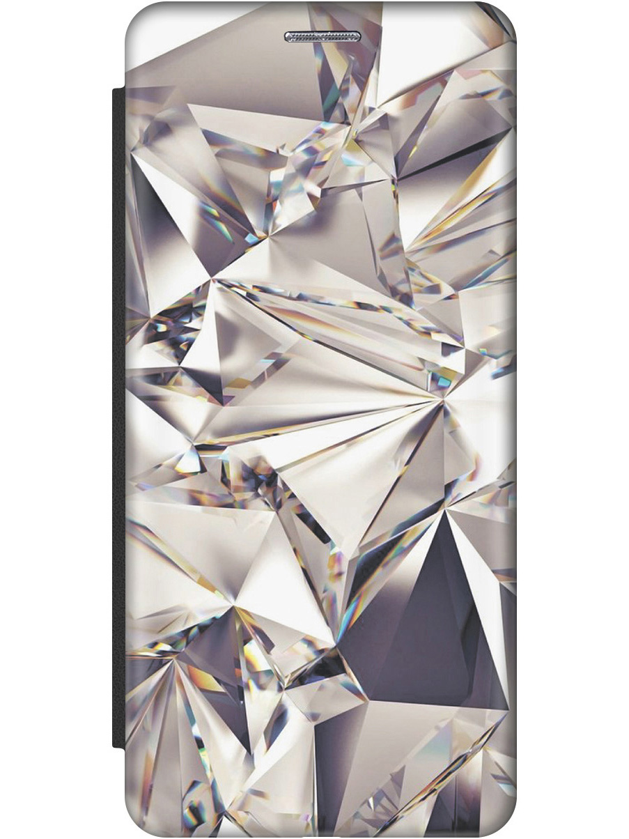 

Чехол-книжка на Samsung Galaxy A31 с принтом "Алмазные грани" черный, Черный;серый, 722871931