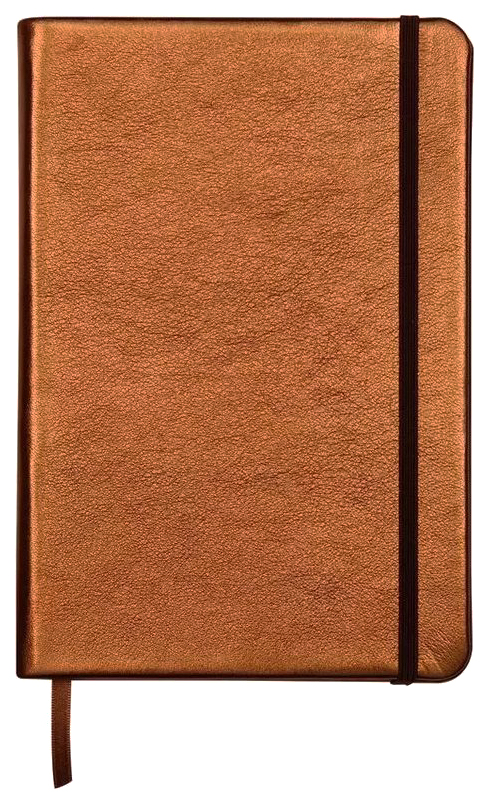 Записная книжка Clairefontaine Cuiris Brown A5 72 листа 90 г/м2 кожа ляссе карман